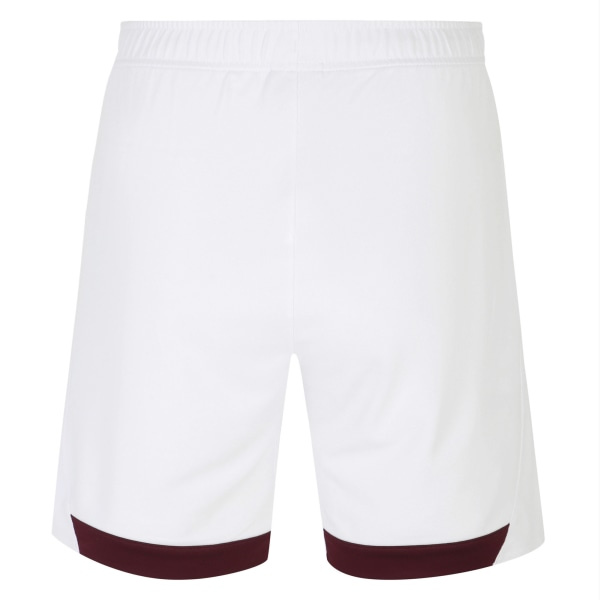 Umbro Miesten 23/24 Heart Of Midlothian FC Kotishortsi M Valkoinen/Meri-Valkoinen/Punaruskea M