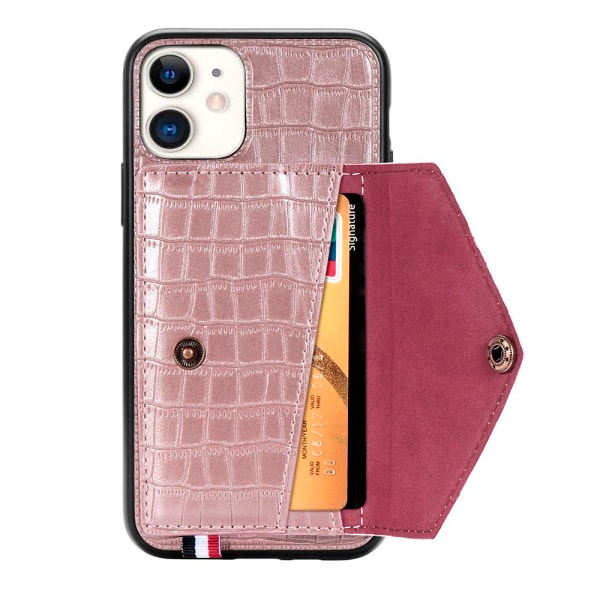 TG Praktisk Beskyttelsesetui med Kortholder - iPhone 11 Sort