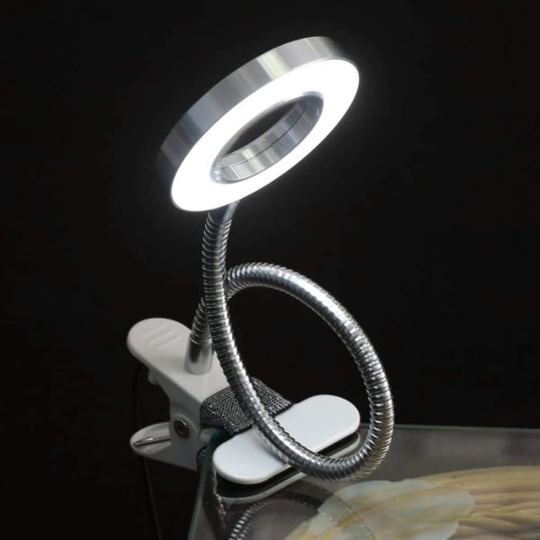 Galaxy Kontorslampa Skjermbeskyttelseslampe, lysbordslampe, fleksibel LED-lampe for øyefranslengning