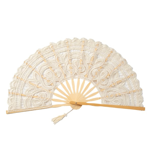 Bryllupsvifte side tråd brodert lilla farge, jute stoff blondert vifte