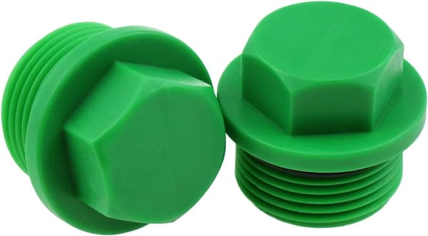 3/4 tums trädgårdsslanglock 4-pack plastvattenrörsplugg ändlockskontakt för trädgårdsslangrör grön