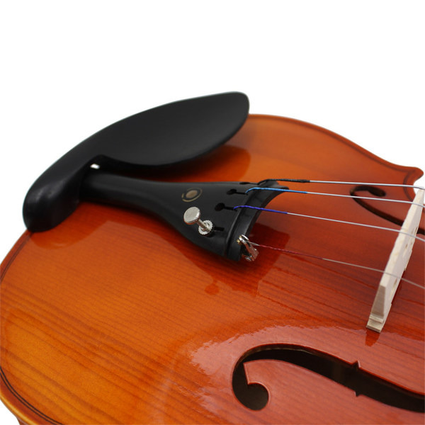 Violin Stjärtstycke 3 i 1 Ultrakomposit Ebenholts Stjärtstycke med rep och finstämmersats för 4/3 4/4 violinersättningsdelar