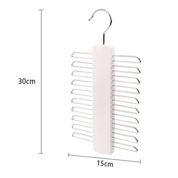 Trefunksjonshengere, slipsholder, slipshengere, 360° roterende krok