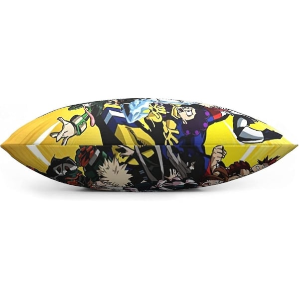 Myke putetrekk Putesett, My Hero Academia Dekorativt Stort Kvadratisk Vaskbart Putetrekk for Stue, Sofa, Soverom, Hjemmebil