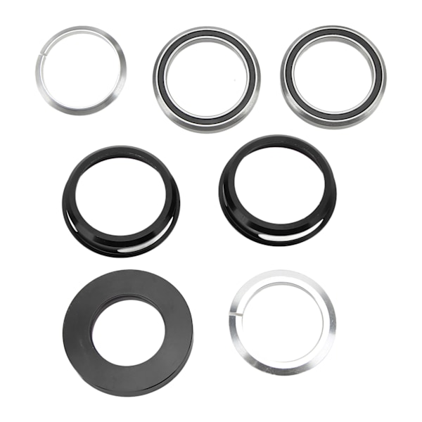 Foldbar Cykel Styr Sæt 44MM Aluminium Legering Indbygget Leje Headset Cykeltilbehør Sort