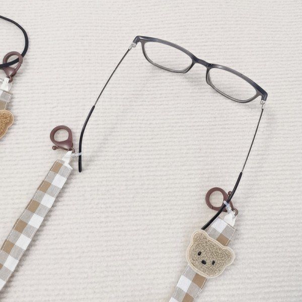 Trendikäs Björnen Silkkilangallinen Lasiketju Aurinkolasit Lanyard Ha