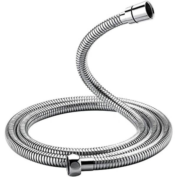 Fleksibelt Anti-Twist Bruseshoved, Bruseslange 1,5 M, Stål, Sølv
