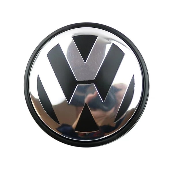 Set med fyra 65 mm navkapslar För Volkswagen, VW Golf Passat Touran, en