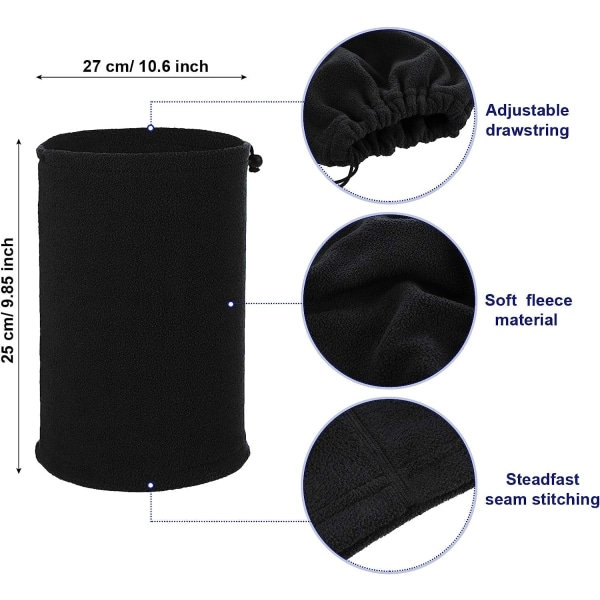 Fleece-kaulahuivit Hiihtokaulaliinat Talvikasvopeite Huivi Miehille Naisille