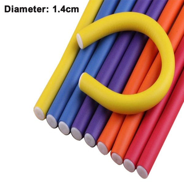 TG 30 stk. Fleksible Lokketænger Twist Foam Hårruller Bløde 9,4*0,5Inch