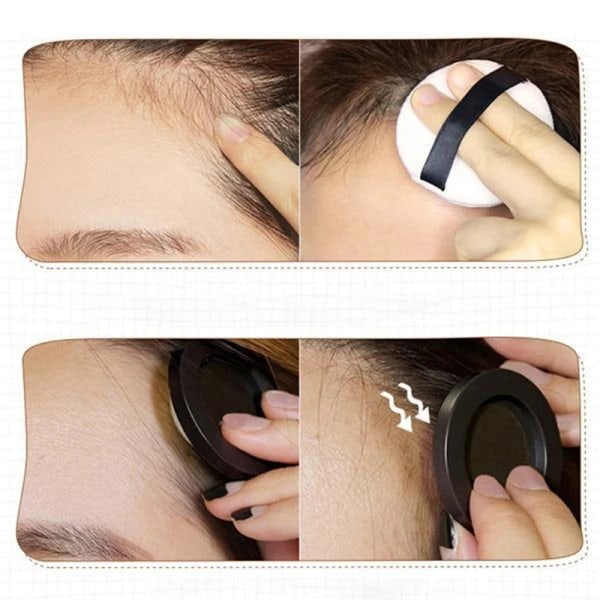 TG Hairline Shadow Powder Hair Line Powder Quick Cover Up Hårrotsconcealer Brun