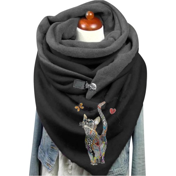 Vinterhalsduk för kvinnor, Triangelhalsduk för kvinnor, Foulard för kvinnor