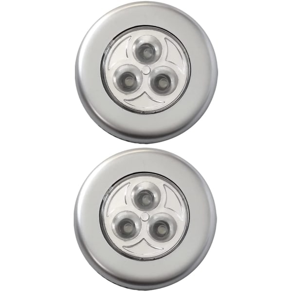 2-pak LED-batterilampe Trådløs natlampe