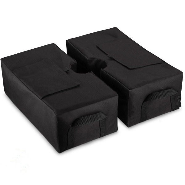 1 STK (svart) 18\" Paraplybasviktväska ~ Sandsäck för Paraply