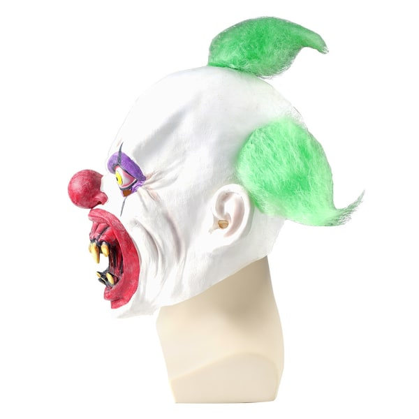 V Maske Grøn Clown Maske Cosplay Kostume Rekvisit Halloween Fest