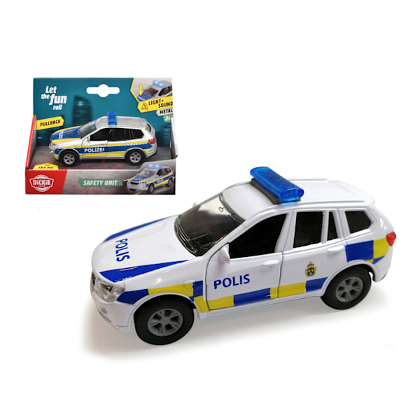Dickie Toys Svensk Polisbil med ljud och ljus Multicolor multifärg
