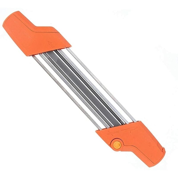 2-in-1 Helppo Viila Moottorisahan Ketjun Teroitin 3/8\"/4.0mm, Moottorisahan Terän Nopea Teroitussarja Kahvoilla, Sopii Kaikkiin Merkkiin Moottorisahoihin 3/8\" Ketjujako