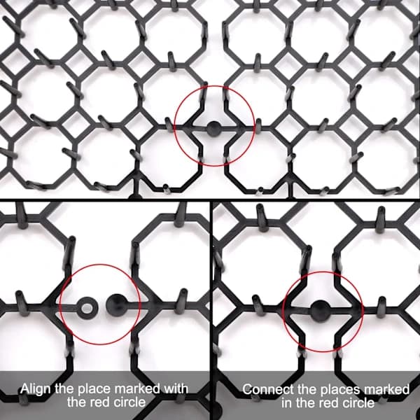 12-pack Cat Repellent Mat with Spikes, Plastic Mat for Garden_yux