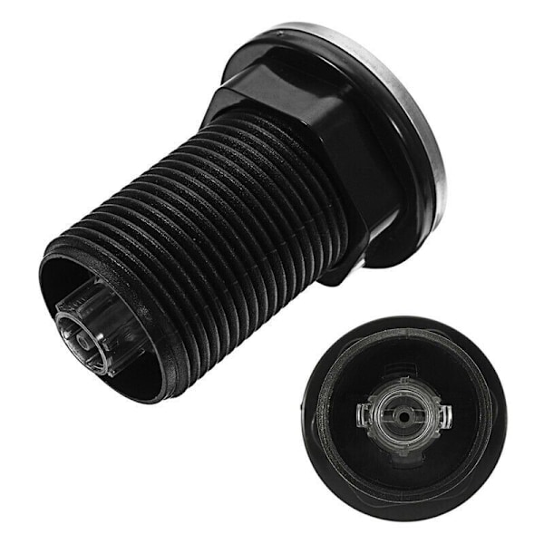 Total Clearance Trykknap Luftkontakt til Badekar, Spa, Affald, Sort, 34mm, SEMAket, sort..DEBUNS