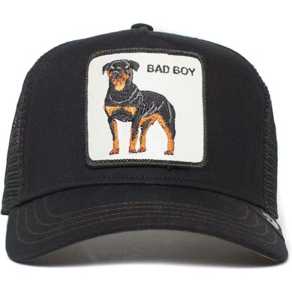 Svart Panter Mesh Keps för Vuxna Sommar Baseballkeps Truckerkeps BLACK BADBOY