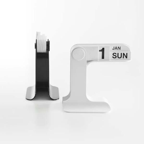 Bordkalender Vendekalender VIT white_yux white