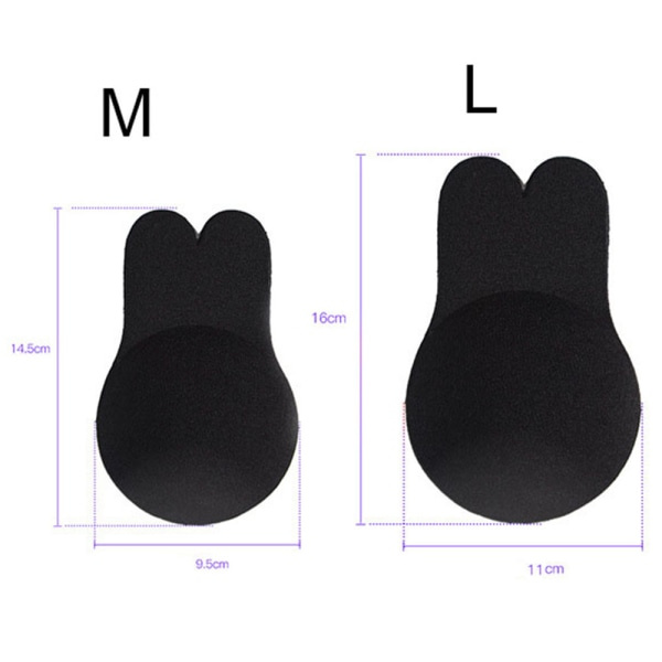 TG Behagelig Selvklæbende BH Uden Stropper Beige L/XL 11cm