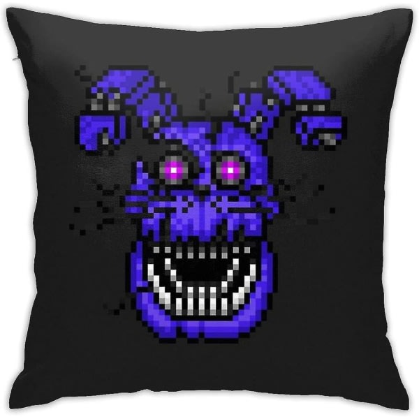 Five Nights At Freddys 4 - Nightmare Bonnie - Pixel Art cover Dekor Case för soffa Sovrum 18"x18"-2
