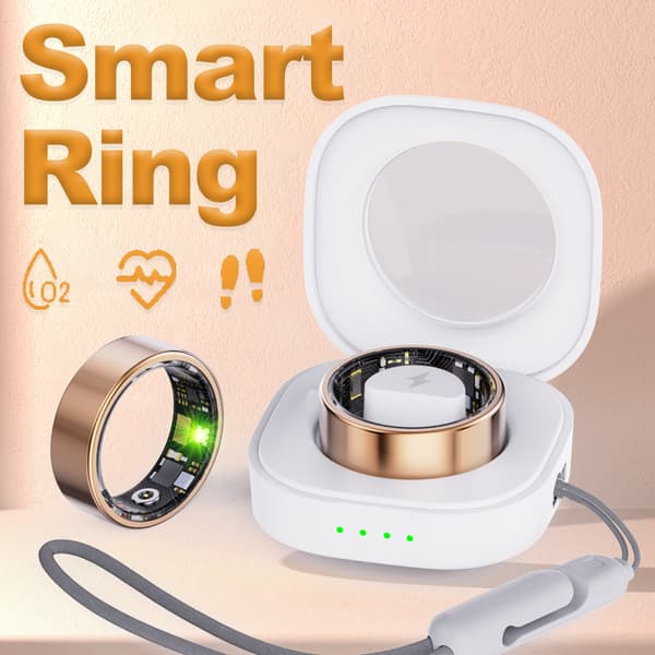 Privat model R11M smart ring hjertefrekvens iltmætning 100+ sportstilstande Smart Ring smart ring silver