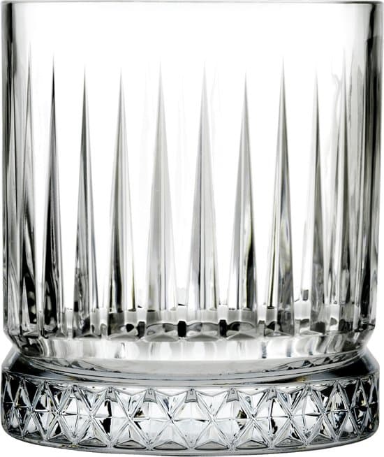 Pasabahce Elysia dricksglas set om 12, 35,5 cl kristalliknande Old Fashioned-glas för vatten, juice, whiskey, diskmaskinssäkra