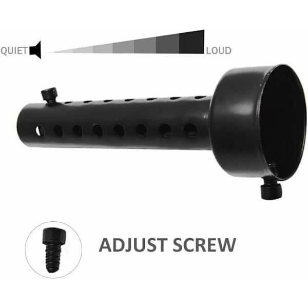 2 stk 48mm Universal Motorsykkel Eksoslyddemper DB Killer Eksosrørsystem