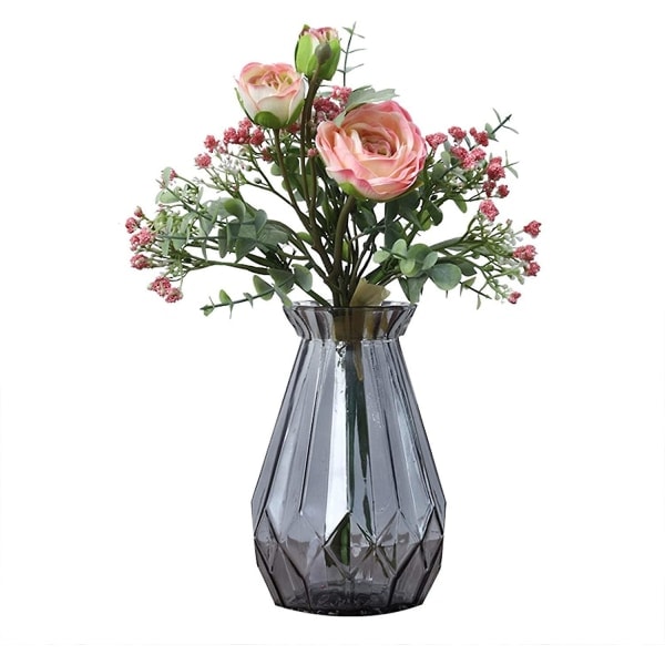 Gypsophila Lotus keinotekoinen kukkakimppu - keinotekoinen pionikimppu - Eucalyptuskimppu