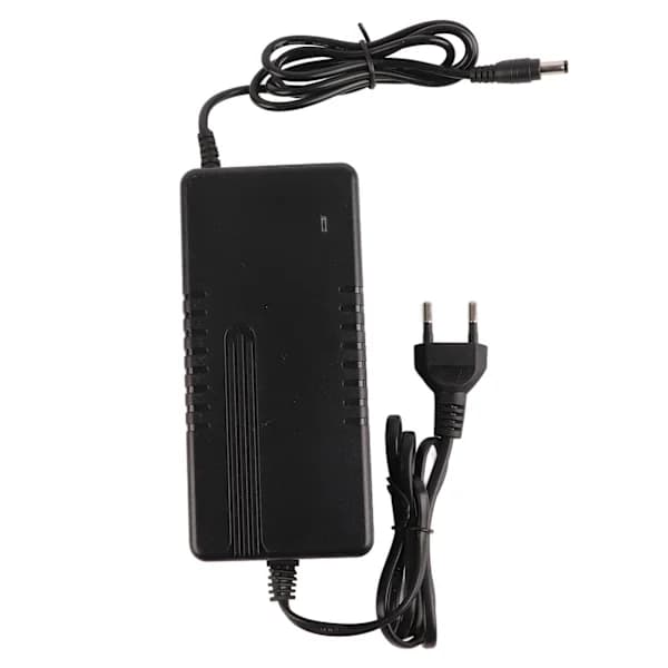 DC 54,6V/2A Strømforsyning 5,5 mm Stik Lithiumbatteri Strøm EU-stik 100–240V-XM4-_yux