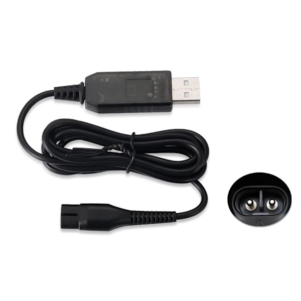 USB-laturikaapeli partakoneille 1M QP2520 QP2521 QP2620 sarjalle A00390 S301 310 sähköpartakoneille Latauskaapeli