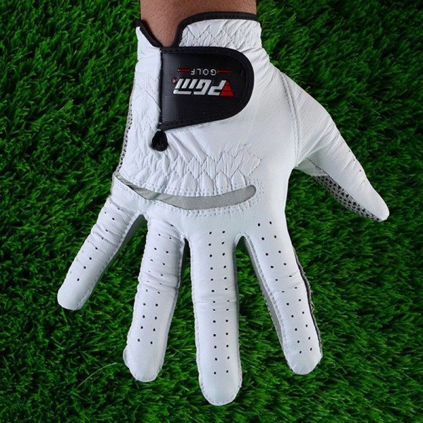 1 ST Herr Golfhandske Vänster Höger Mjuk Andas med Anti-slip Granulat Golf vänster c