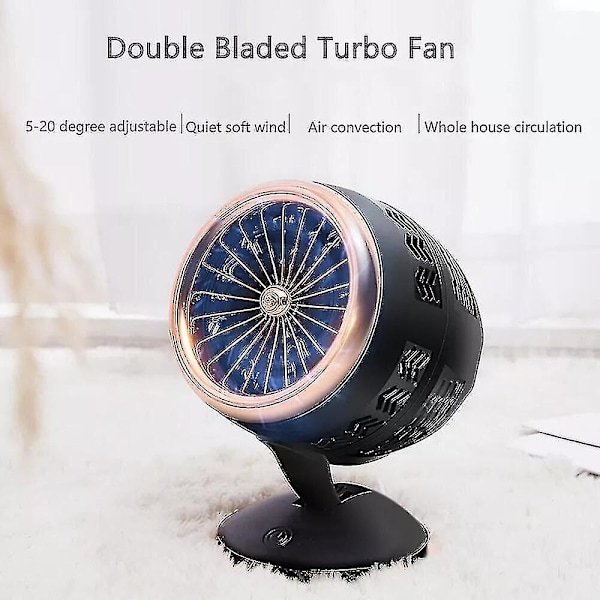 350 W USB-virtalähde lämmitin tuuletin kannettava tuuletin nopea lämmitys termostaatti kotiin B