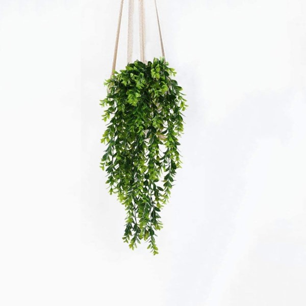 2:a konstgjorda växter falska hängande växter Faux lövverk grönska växt