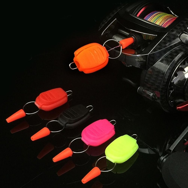 Baitcasting-heittokelan kalastusvälineen pidike (punainen)