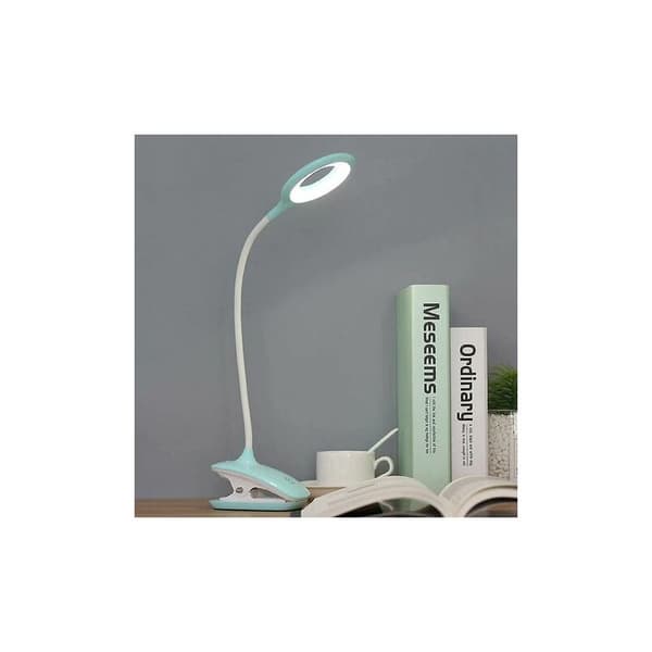 LED Clip-on Leselampe Dimbar Øyebeskyttelse Bordlampe