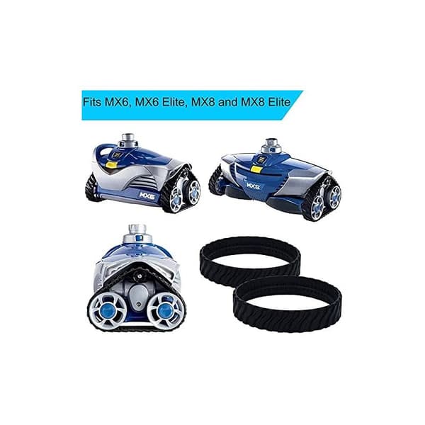 R0526100 MX8 MX6 Poolrenser Erstatningshjul til Baracuda Poolrensere (2 stk)