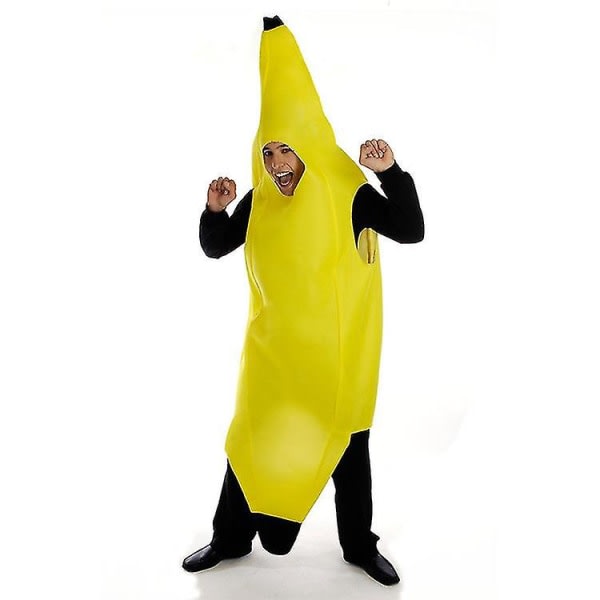 Tilltalande Banan Kostym Vuxen Sett