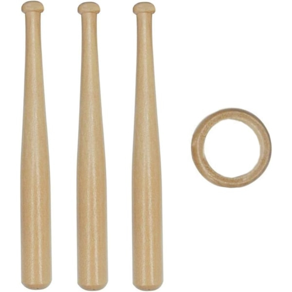 1 PACK Basebollställ Hållare Baseboll Basebollställ Displayhållare i Trä