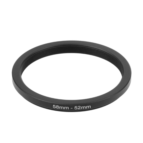58 mm - 52 mm Metallinen Step Down -rengas Linsadapter Suodatin Kameratyökalut Tarvikkeet Uusi