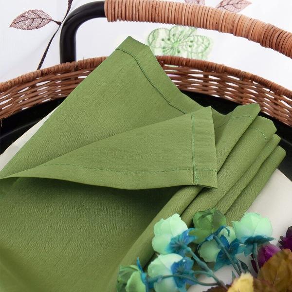 1 stk blomstrete broderte gjennomsiktige gardiner for soverom