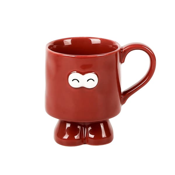Nyhet Keramisk Kreativ Mugg, Uttryck Par Vatten Kaffekopp