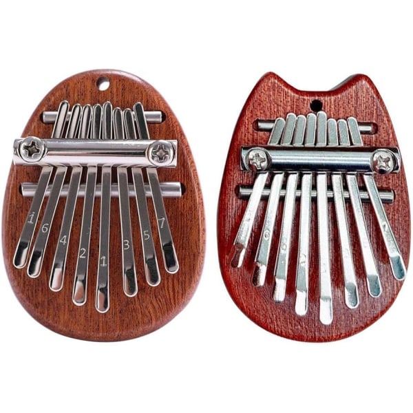 Galaxy Heminredning Mini Kalimba Kannettava med 8 touch f?r finger, tumme, present till barn, vuxna, nyb?rjare (stil 2)