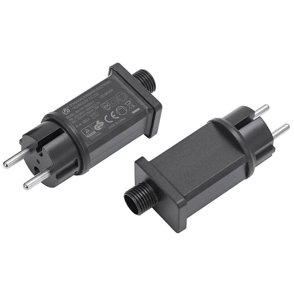 12V LED strømforsyning, LED transformator IP44 lavspenning LED adapter driver for julelys, lyslenker (1 stk)