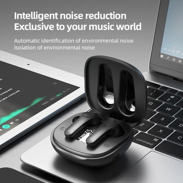 Bluetooth-kuulokkeet, 5.0 älykosketus ja kestävä langaton pää