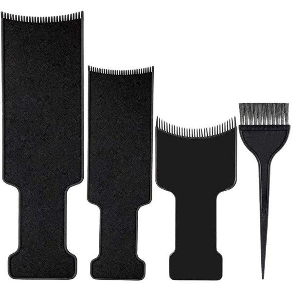 TG-setti 4 balayage-levylle ja siveltimelle, 3 hiusvärilevyä ja