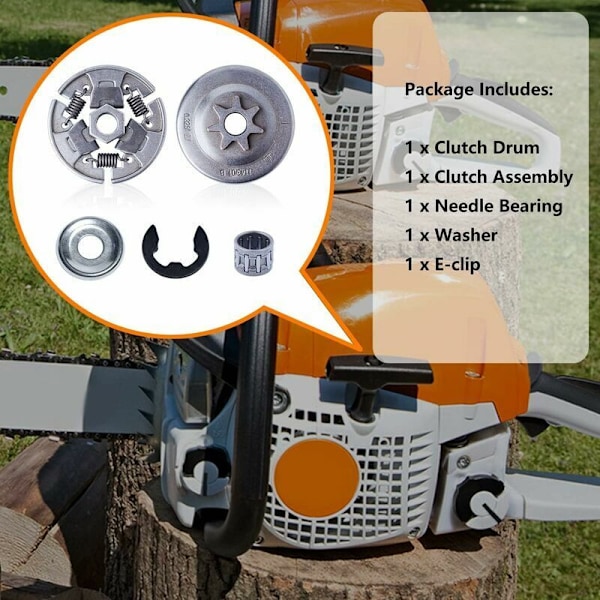 Kopplingstrumma .325 Kopplingstrumma Lagerkit För Stihl MS261 MS261C MS271 MS271C MS291 MS291C MS240 MS260 MS270 MS280 Motorsågs Reservdelar