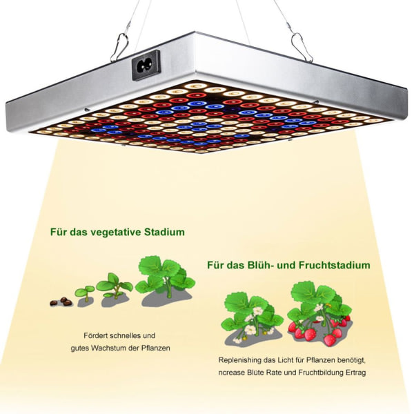 45W LED-växtljusremsa med dimbar funktion och fullspektrum